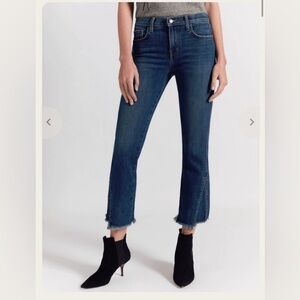 CURRENT Elliot Sz 26 The Fan Kick Crop Flare Jeans